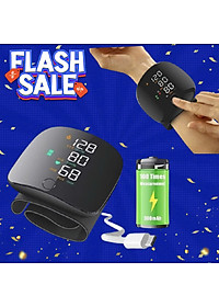 Máy Đo HuyếttÁp CổTay Thông Minh, Màn Hình LED, GiọngNói Tiếng Việt, Bản Sạc Pin Tiện Lợi đèn pha led ốp trần