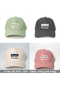 Mũ lưỡi trai ️ Nón kết thêu chữ Newyork phong cách Ulzzang form unisex nam nữ