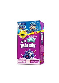 Thùng 48 hộp Sữa trái cây hương nho KUN 110ml/hộp