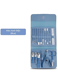 Bộ Dụng Cụ Bấm Móng Tay 16 món - Bộ Cắt, Bấm Dũa Móng Tay  Cao Cấp Có Hộp Đựng Sang Trọng