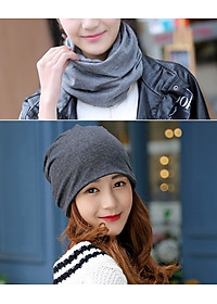 Mũ trùm đầu thun trơn đa năng, Khăn trùm đầu phù hợp cả nam và nữ