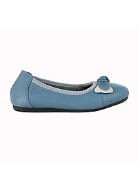 Giày trẻ em nữ Huy Hoàng da bò màu xanh HT7862