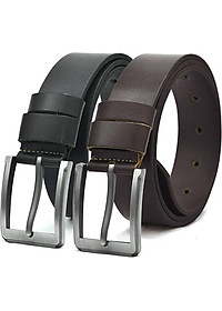 Thắt lưng da bò nam AT Leather Premium PK4 - Nâu