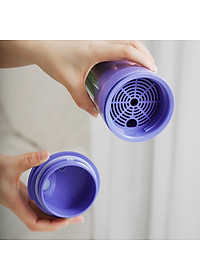 Ly nhựa 2 lớp LocknLock Bucket Cold Cup 580ml HAP519BLU - Màu blue