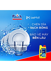 Bột Rửa Chén Bát Hương Chanh Finish Classic Power Powder Lemon Sparkle chai 1 kg