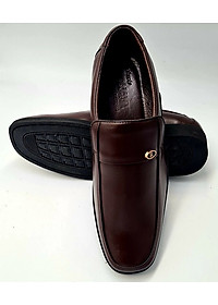 GIÀY NAM DA BÒ,QUAI CÓ GẮN KHUY CHỮ R ĐẸP MẮT