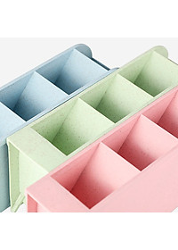 Hộp đựng bút Lalunavn 4 tầng khay kệ đựng bút đồ dùng học tập văn phòng phẩm dễ thương B141