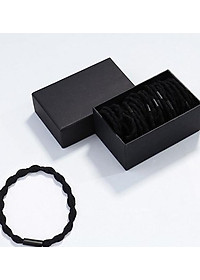 Sét 30 dây buộc tóc xoắn cao cấp xuất Nhật HD11 hộp giấy sang trọng