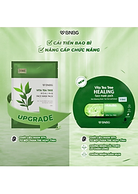Combo 10 Mặt Nạ BNBG Tràm Trà Thải Độc Da, Giảm Mụn Vita Tea Tree Healing Face Mask Pack 30ml x10