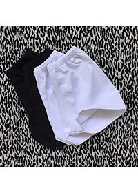 Combo 2 quần thun bé trai màu đen + trắng - 100% cotton - Siêu nhẹ, siêu thoáng mát