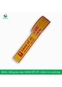 Combo 6 Cuộn Băng keo NIÊM PHONG - băng Keo HÀNG DỄ VỠ