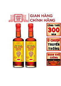 [KF] Nước mắm nhỉ cá cơm ruột đỏ Làng Chài Xưa 500ml/chai cá vàng ngon vùng nước trồi 300 năm truyền thống chai thủy tinh