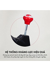 Xe đạp tập thể dục tại nhà Kingsport BK-5806, tích hợp đồng hồ thông minh đo nhịp tim và các thông số khi tập luyện, cân nặng phù hợp từ dưới 70-75kg