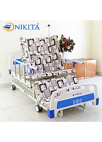Giường bệnh nhân đa chức năng NIKITA DCN16 - Nâng đầu, Nâng chân, nghiêng trái phải, bô vê sinh, gội đầu, remote