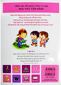 Sách 1000 Câu Đố Phát Triển Trí Tuệ - Khai Phá Tiềm Năng