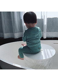 Bộ ngủ mặc nhà cạp cao trẻ em, chất cotton tự nhiên co giãn mềm mịn, nhiều màu phù hợp cho cả bé trai và gái | MB19