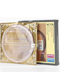 Dây Đàn Guitar Classic Alice AC136-N Nylon Core Silver Plated Copper Normal Tension Cho Guitar Cổ Điển