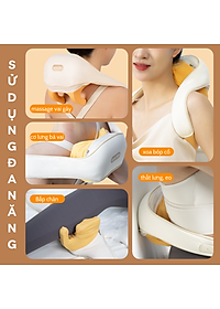 Máy Massage Cổ Vai Gáy Lưng Cao Cấp GAX-8D Nâng Cấp 8 Đầu Xoa Bóp