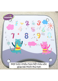 Ghế ăn dặm đa năng 3 in 1 cho bé Mastela 1016 - ghế ăn cao, ghế ăn thấp, bàn ghế tập vẽ thông minh cho bé từ 6 tháng