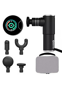 Súng massage cầm tay thư giãn cơ Booster MINI 2 - Cảm biến lực đấm thông minh Ai - Màu đen