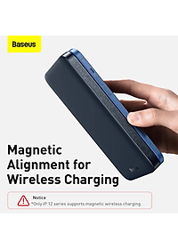 Pin dự phòng sạc nhanh không dây tích hợp nam châm Baseus Magnetic Wireless Quick Charging Power Bank (10000mAh, USB + Type C, QC/ PD 20W Quick Charge, ) - Hàng Chính Hãng 