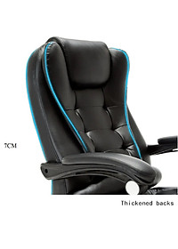 Ghế xoay văn phòng nâng hạ độ cao, có chức năng matxa, có gác chân, da PU cao cấp - Bảo Hành 2 Năm