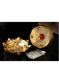 Tượng phật chuẩn đề đính đá đỏ