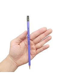 Bút Chì Gỗ Có Tẩy 2B ABC - Hồng Hà 3550 (Màu Thân Bút Giao Ngẫu Nhiên)