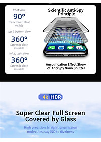 Miếng Dán Cường Lực Mipow Kingbull Chống Nhìn Trộm Premium HD (2.7D) iPhone 13 Mini / iPhone 13/ iPhone 13 Pro/ iPhone 13 ProMax_ Hàng Chính Hãng