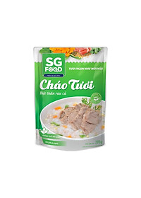 Cháo Tươi SG Food 240g Nhiều Vị (Trên 1 Tuổi)