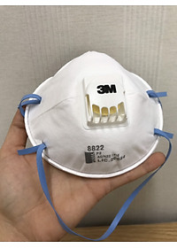 5 Cái  Khẩu Trang 3M 8822 có van, lọc bụi, lọc vi khuẩn, cực tốt