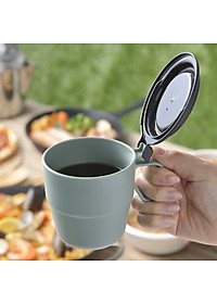 Ly nhựa cao cấp có nắp chống tràn Inomata hàng nội địa Nhật Bản