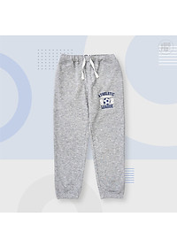 Quần thun bé trai Bigfox - Miss Meow quần dài cho bé họa tiết vui nhộn chất nỉ phong cách Âu Mỹ hình bóng đá 3-11