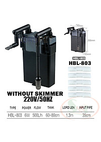Lọc treo Sunsun HBL 801, 802, 803 hang on filter lọc bể cá tép thủy sinh
