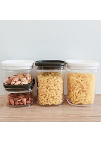 Hộp thực phẩm nắp kín Inomata Canister (220ml/ 520ml) hàng Made in Japan