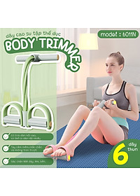 Dây Tập Bụng 6011N,Dây Kéo Đàn Hồi Kháng Lực  Ống Cao Su, Dây Kéo Tập Gym