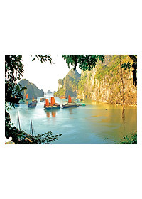 Tranh xếp Hình Tia Sáng  Vịnh Hạ Long (925 Mảnh Ghép)