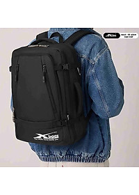 Balo Đi Phượt Cỡ Lớn Đa Ngăn Chống Nước Xbags Leader Cao Cấp Màu Đen, Đựng Laptop 17 Inch, Ngăn Chính Mở 180 Độ, Mạnh Mẽ Cá Tính!
