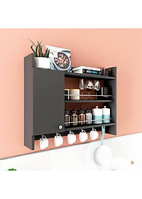 Kệ gỗ đựng gia vị nhà bếp hiện đại SMLIFE Knerr