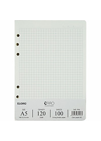 Ruột giấy refill sổ còng Caro A5 - 100 tờ; MS: 996