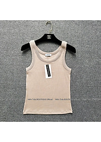 Áo sát nách, áo 3 lỗ nữ Hiền Trần BOUTIQUE form ôm không đệm ngực, chất cotton tăm lụa mềm mại, co giãn tốt- AH02