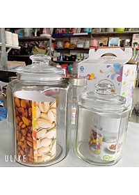 Hũ Thủy Tinh LỤC GIÁC Đựng Gia Vị 2000 Ml, Lọ Gia Vị Thủy Tinh, Hũ Đựng Thực Phẩm Khô,Lọ Muối Dưa- Hàng Loại 1-Chính Hãng MINIIN