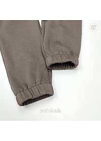 Bộ nỉ bé trai Bigfox Miss Meow, bộ thu đông bé trai vải nỉ bông dày dặn in hình chú gấu Bear dễ thương size trẻ em 3,4,5…8