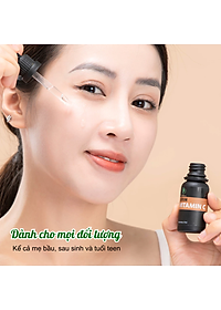 Serum vitamin C trắng da, đánh bay sạm nám Wonmom 20ml