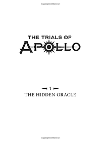 The Trials of Apollo: The Hidden Oracle