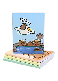 Tập Học Sinh Capybara - 4 Ô Ly - 200 Trang 80gsm - The Sun (Mẫu Bìa Giao Ngẫu Nhiên)