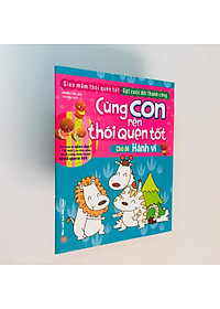 Sách Trọn bộ 10 cuốn Cùng con rèn thói quen tốt: Cuộc sống + Lao động + Đạo đức + Lễ phép + Ăn uống + Vệ sinh + An toàn + Sức khỏe + Hành vi + Tính cách