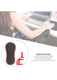 Giá đỡ cổ tay khi di chuột dùng cho bàn máy tính KitAcoom, Hàng Chính Hãng Chống mỏi cánh tay, cổ tay, hỗ trợ ngồi máy tính đúng tư thế giao màu ngẫu nhiên