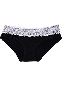 Combo 4 Quần Lót Modal Lưng Ren Active Miley Lingerie Màu Đen, Da, Trắng & Hồng FDS0174-0274-0974-1274
