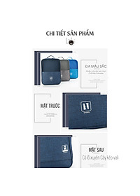 Túi Đựng Giày Dép Du Lịch KUNBE 3 Ngăn, Chất Liệu Chống Thấm Nước, Túi Để Giày Thể Thao Đa Năng Có Móc Gài Tay Kéo Vali Tiện Lợi - Hàng Loại 1 Dày Dặn